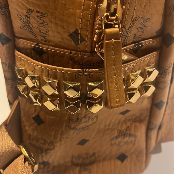 MCM Stark Side Stud Small Backpack - Picture 12 of 16